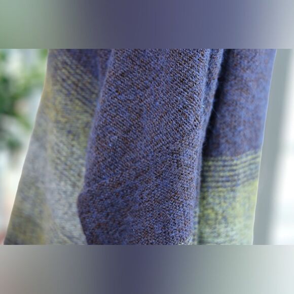 Anthropologie Cousin Johnny Merino Wool Multicolor Pullover Jumper Sweater Sz L - Picture 9 of 12